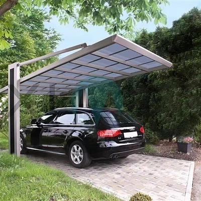 Vroče prodajana UV zaščitna prevleka za nadstrešek iz polikarbonata za parkiranje